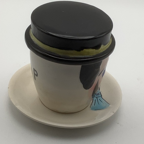 Vintage  Hand Painted Three Piece Pop Mug - Picture 4 of 16